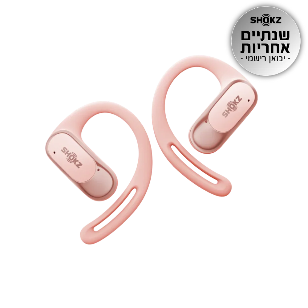 אוז  SHOKZ OPENFIT AIR OPEN-EAR ורוד