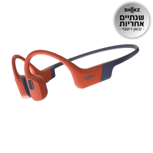 אוז עצםMP3+שחיה SHOKZ OPENSWIM PRO אדום