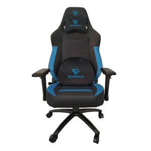 מושב גיימינג שחור/כחול SCORPIUS PROFESSIONAL