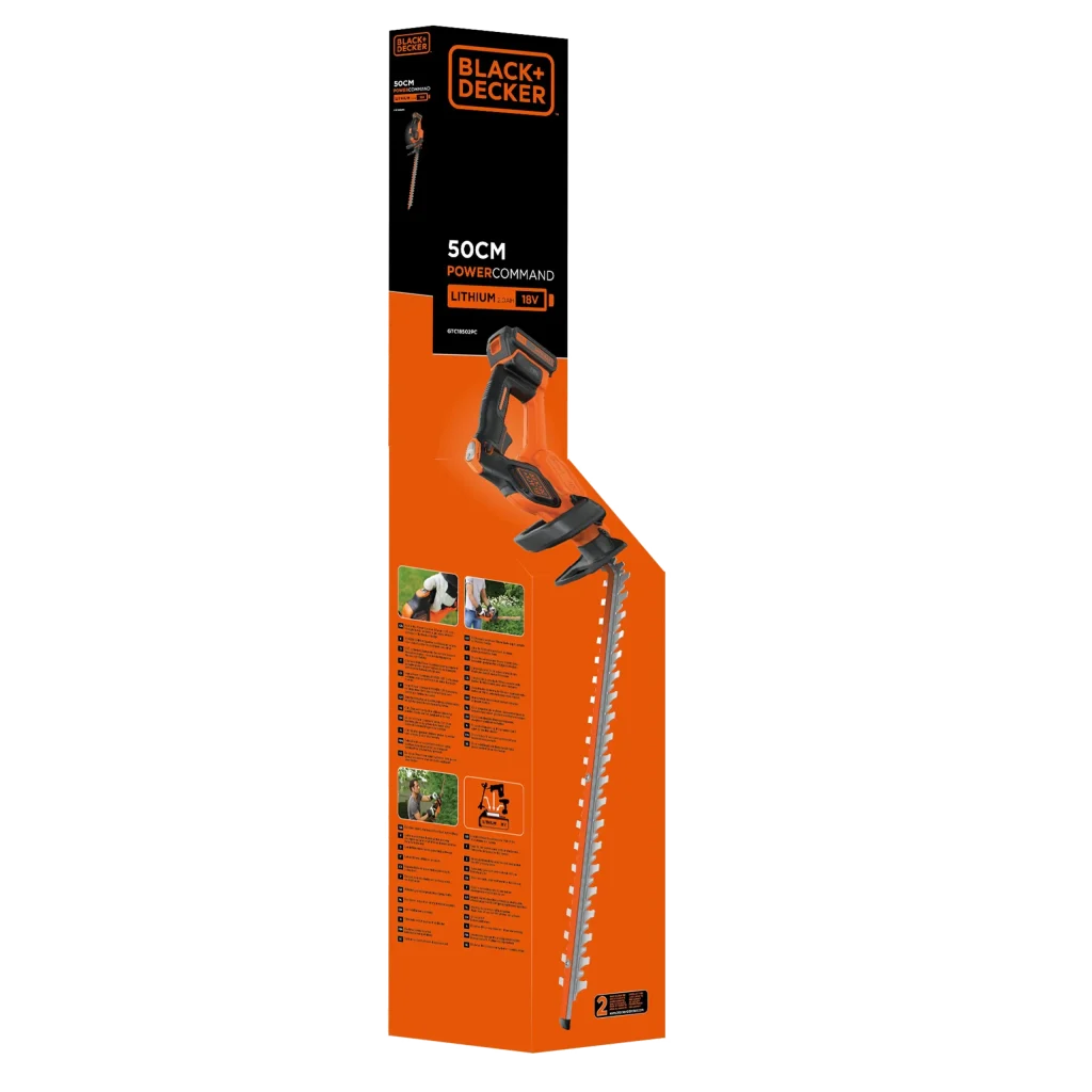 מסור גדר חיה אורך 50 ס"מ נטען BLACK DECKER