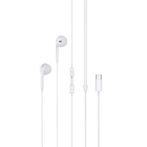 אוזניות חוט METC420 TYPE-C לבן MIR