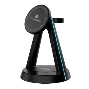 מטען מגסייף MWIQ560 RGB 3IN1 שחור MIR