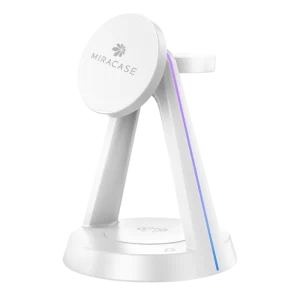 מטען מגסייף MWIQ560 RGB 3IN1 לבן MIR