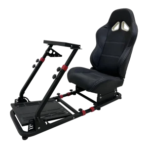 מושב מפואר לסימולטור מירוצים שחור PLAYGAME GY049