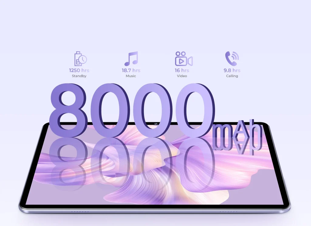 טאבלט       OUKITEL OT6     4+64  10.1 ירוק סוללה 8000mAh