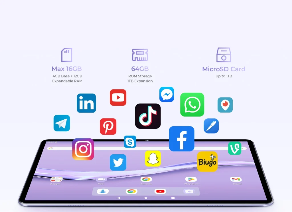 טאבלט       OUKITEL OT6     4+64  10.1 ירוק סוללה 8000mAh