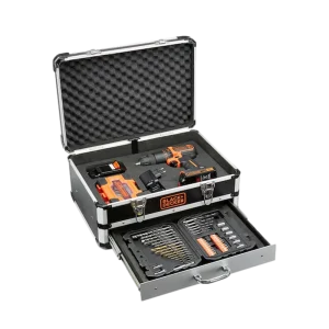 סט מקדחה/מברגה 80 אביזרים, תיק ו2 סוללות BLACK DECKER 18V