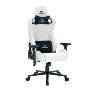 מושב גיימינג SCORPIUS DELUXEPRO לבן