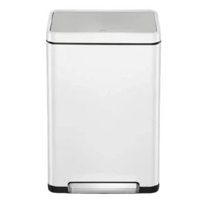 פח רגלית EKO X-CUBE 45L בצבע לבן
