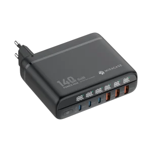 מטען קיר עוצמתי 140W עם 6 יציאות טעינה דגם MWC140W מבית Miracase