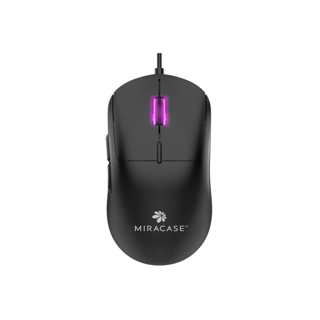 עכבר גיימינג חוטי MG100 עם תאורת RGB מבית Miracase