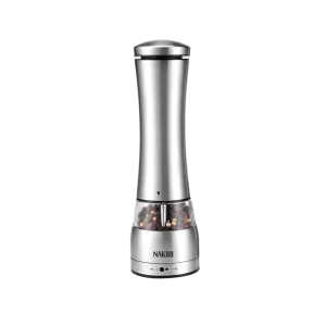 סט מטחנות מלח/פלפל חשמליות NG55 כסוף