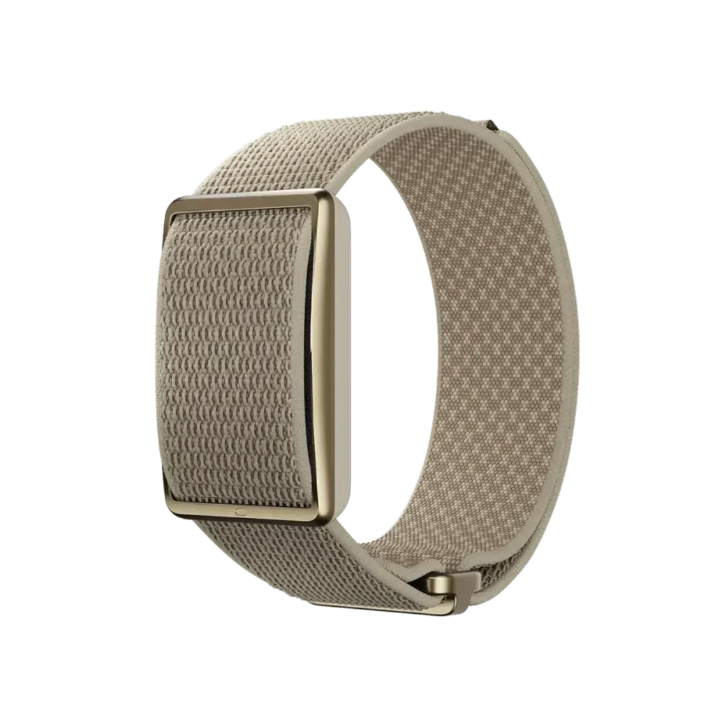 צמיד כושר חכם ללא מסך POLAR LOOP בצבע זהב – Greige Sand S-L