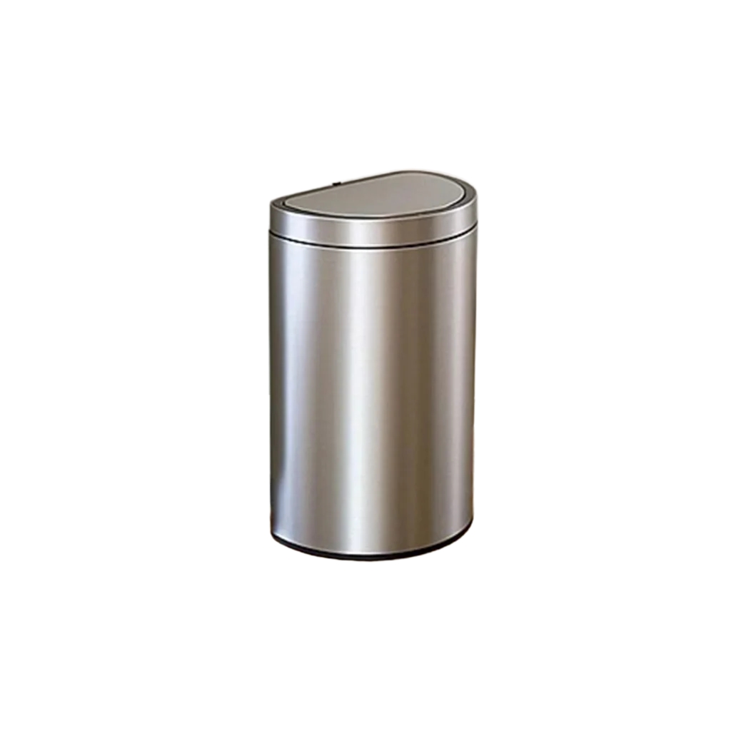 פח סנסור נירוסטה חצי עיגול 47 ליטר MIRAGE SEMI-ROUND
