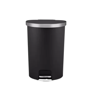 פח רגלית חצי עיגול 55 ליטר HANNA שחור מט – מבית EKO