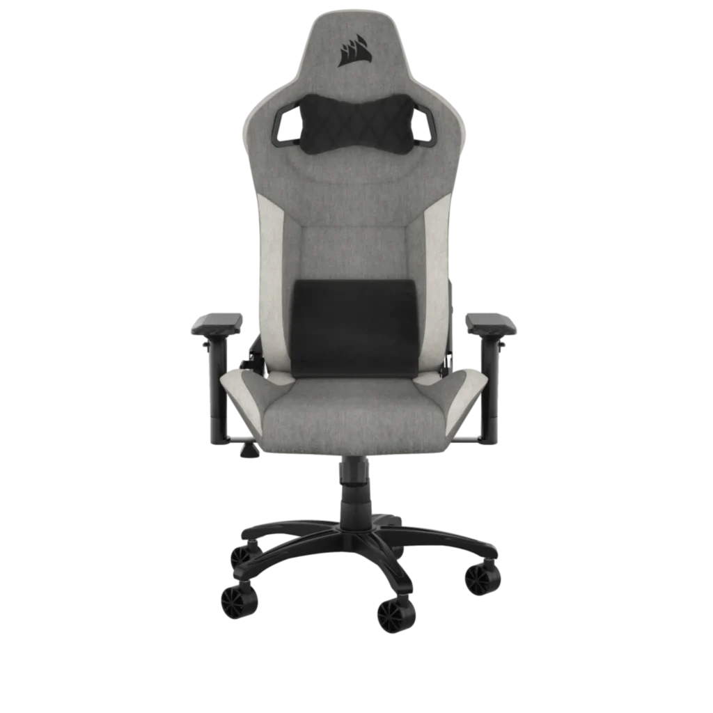 כיסא גיימינג בד CORSAIR T3 RUSH 2023 Fabric White/Grey