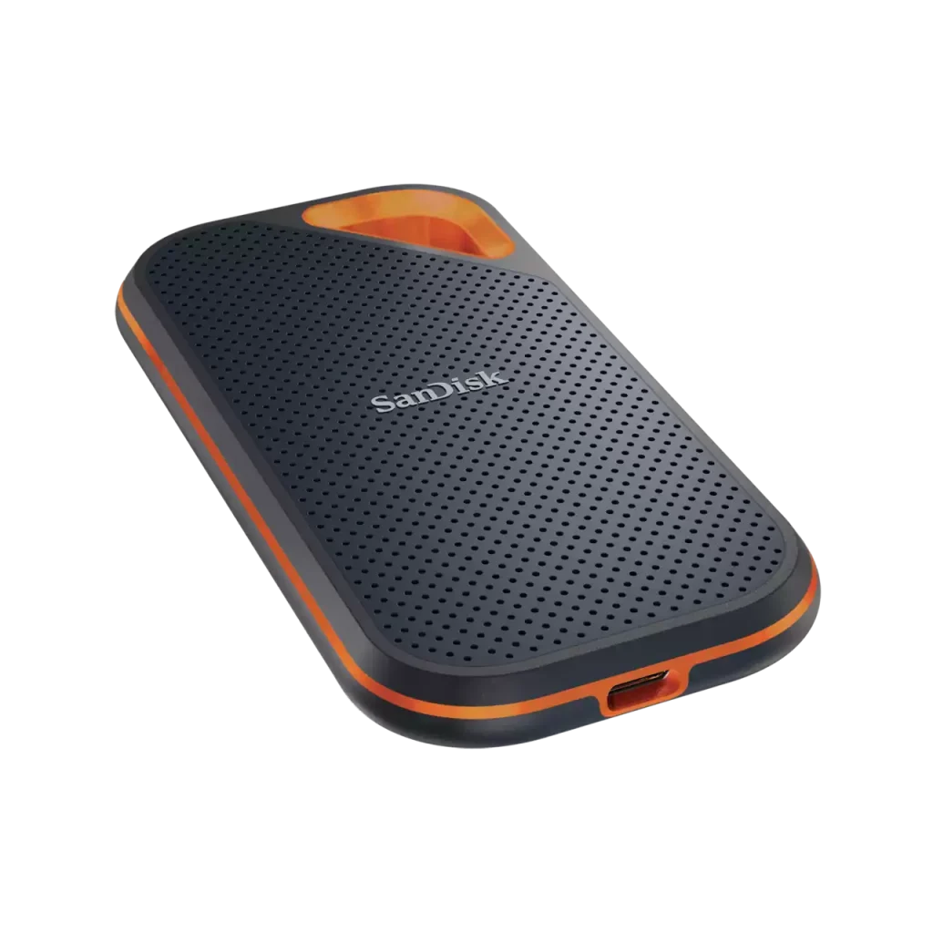 כונן חיצוני SanDisk Extreme Portable SSD 500GB בעל מהירות העברה של עד 1050MB/s