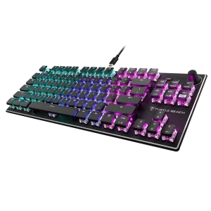 מקלדת גיימינג מכנית קומפקטית Turtle Beach Vulcan TKL