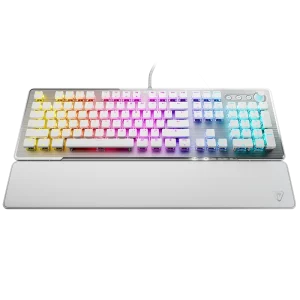 מקלדת גיימינג מכנית Turtle Beach Vulcan II – תאורת AIMO RGB לבן