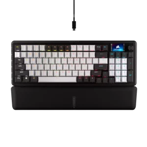מקלדת מכנית CORSAIR VANGUARD 96 LCD RGB