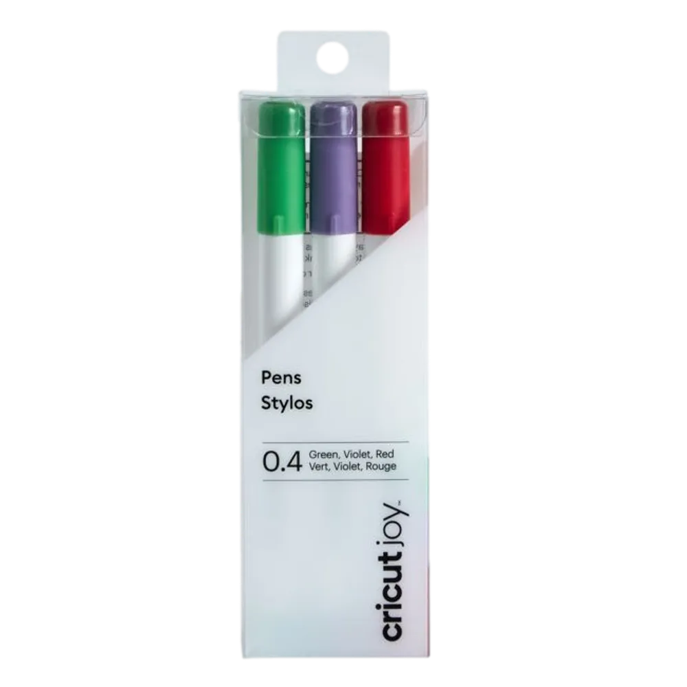 מציאון – סט 3 עטי כתיבה דקים Cricut Joy Fine Point Pens (0.4 מ"מ)