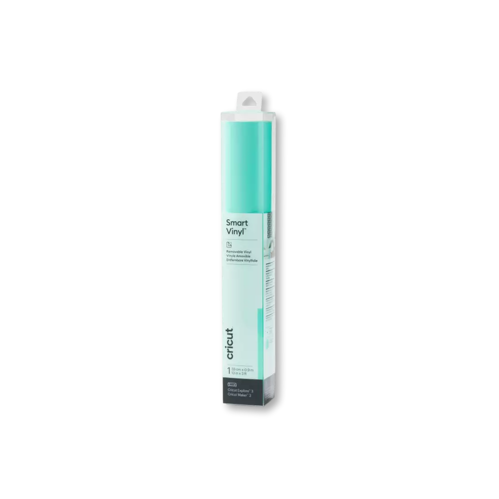 גליל ויניל נשלף Cricut Smart Vinyl Removable מנטה 33×91 ס"מ