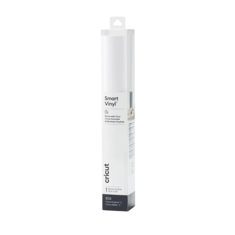 גליל ויניל נשלף Cricut Smart Vinyl Removable לבן 33×91 ס"מ