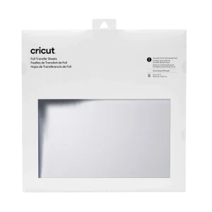 מארז 8 דפי Foil Transfer בצבע כסף 30.5x30.5 ס"מ מבית Cricut