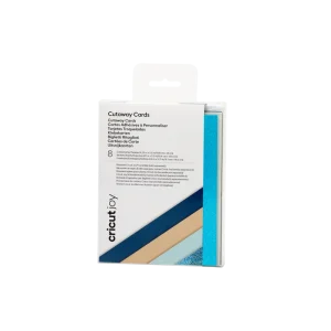 מציאון – סט כרטיסי ברכה Cricut Cutaway R20 (8 יחידות) – כחול