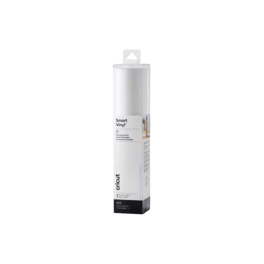 גליל ויניל קבוע Cricut Smart Vinyl Permanent לבן 33cm x 3.7m
