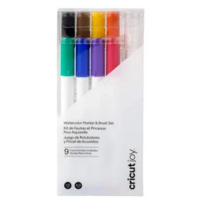 מציאון – סט טושים וצבעי מים Cricut Joy Watercolor Marker & Brush Set 9
