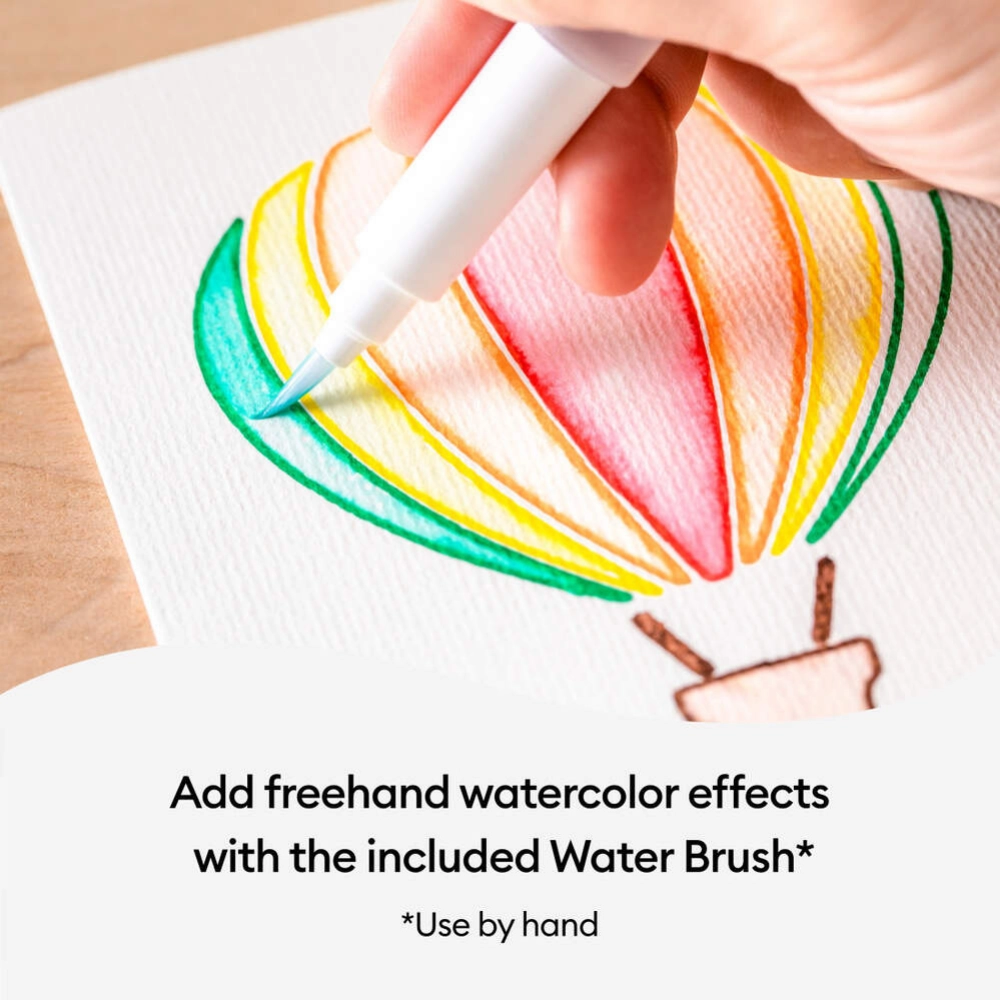 מציאון – סט טושים וצבעי מים Cricut Joy Watercolor Marker & Brush Set 9