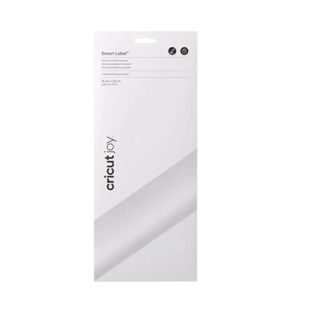 ויניל חכם לכתיבה ולהדבקה קבועה Cricut Smart Label™ Writable Vinyl לבן
