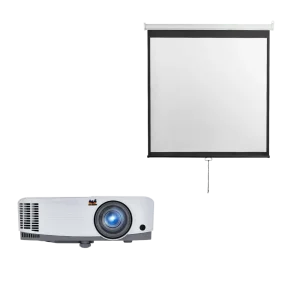 באנדל מקרן ViewSonic SP6 ומסך הקרנה LUMI ESBB112