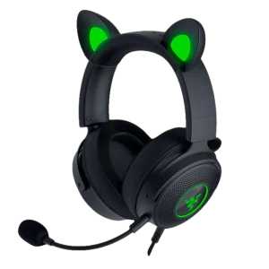 אוזניות אלחוטיות שחור RAZER KRAKEN KITTY V2 PRO