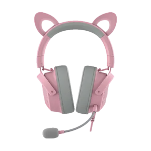 אוזניות אלחוטיות ורוד RAZER KRAKEN KITTY V2 PRO