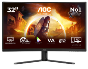 מסך גיימינג קעור 31 אינץ' דגם C32G42ZE מבית AOC