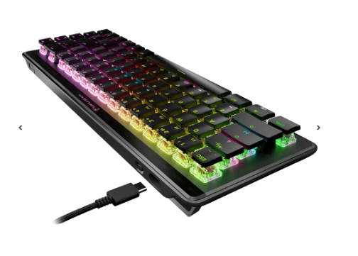 מקלדת גיימינג אלחוטית דגם Vulcan II Mini Air מבית Turtle Beach