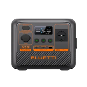 תחנת כוח פרימיום BLUETTI AC50P- 700W עם שקע 3 פינים ישראלי