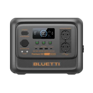 תחנת כוח ניידת BLUETTI Premium 100 V2 – 2000W / 1024Wh עם שקע 3 פינים ישראלי